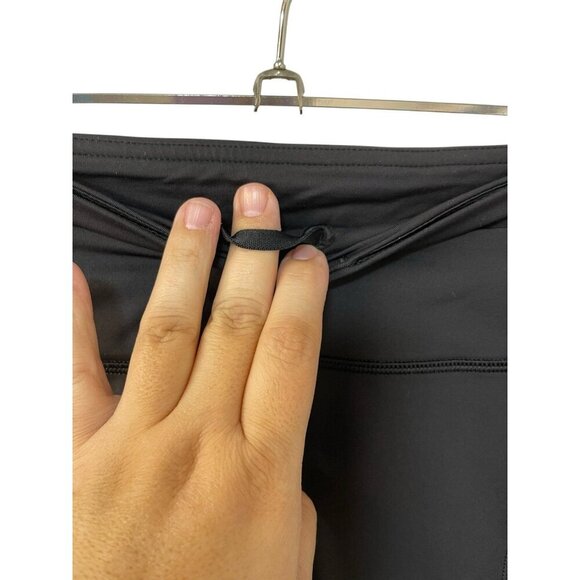 LULULEMON Speed Tight III Ruched Ankle Black Full Pocket Legging Size 4 - Picture 3 of 8